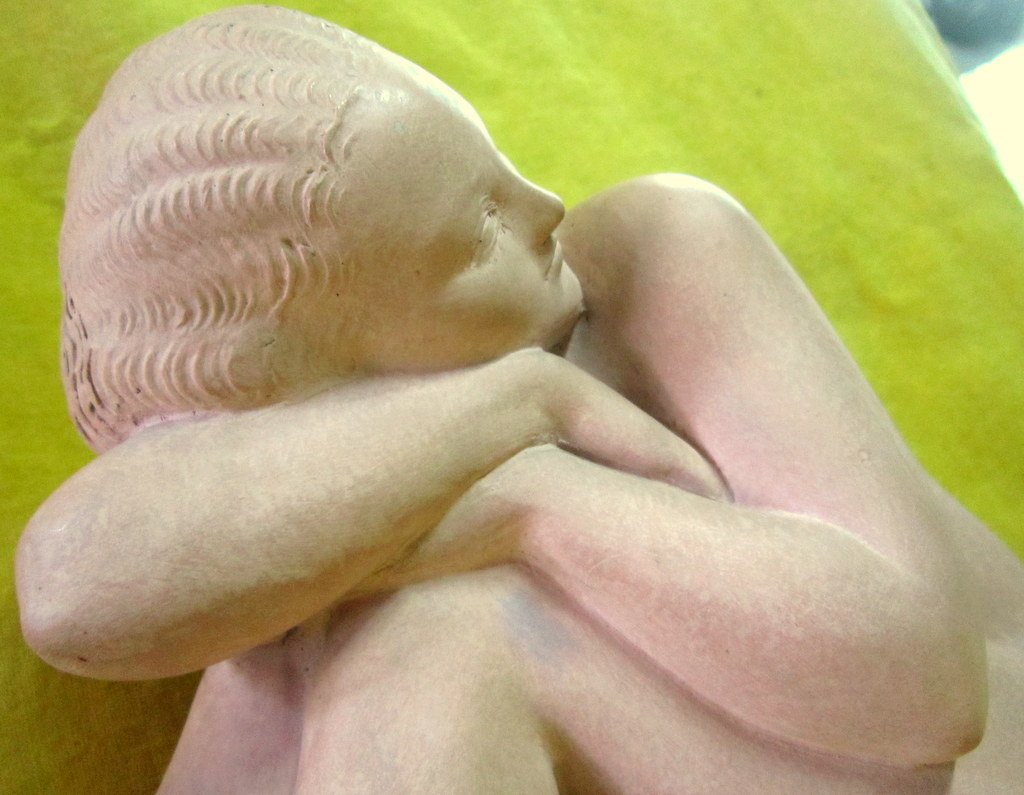 Terre Cuite Nue Féminin Art Déco 30 école Néoclassique Sculpture Amédeo Gennarelli (1881-1945)-photo-7