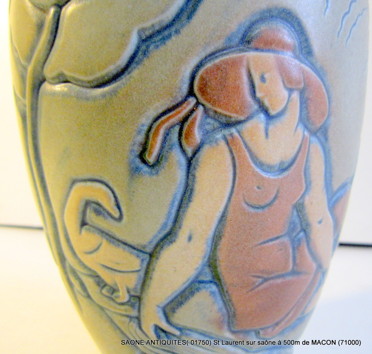 Vase De Mougin Nancy A. Legrand Art Deco 30-photo-4