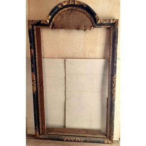 Very Large Frame (1.90m) Regency Lxiv 18th Altarpiece (?) Polychrome Gilt 