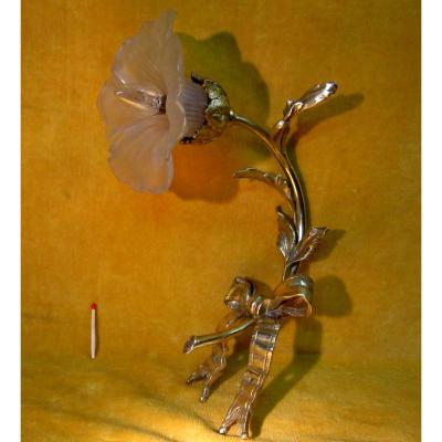 Gilt Bronze Flower Applique Naturalist Node Lxvi 20th