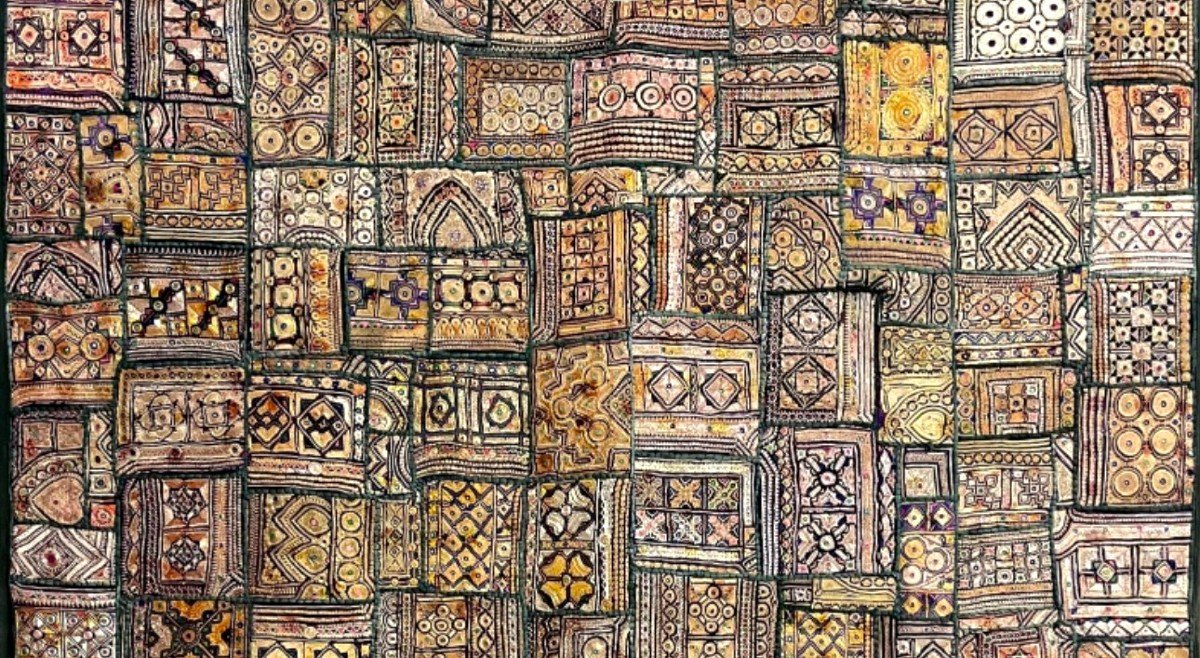 Large 19th Century Indie Patchwork.-photo-3