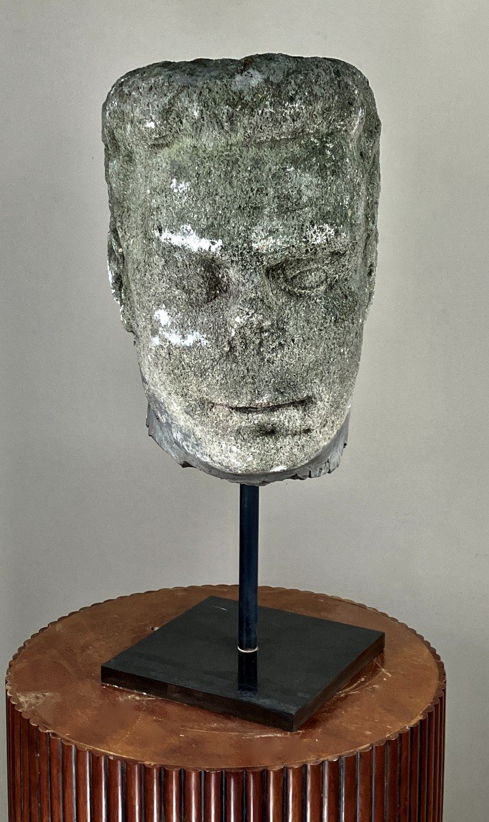 Stone Colossus Head #4.-photo-2