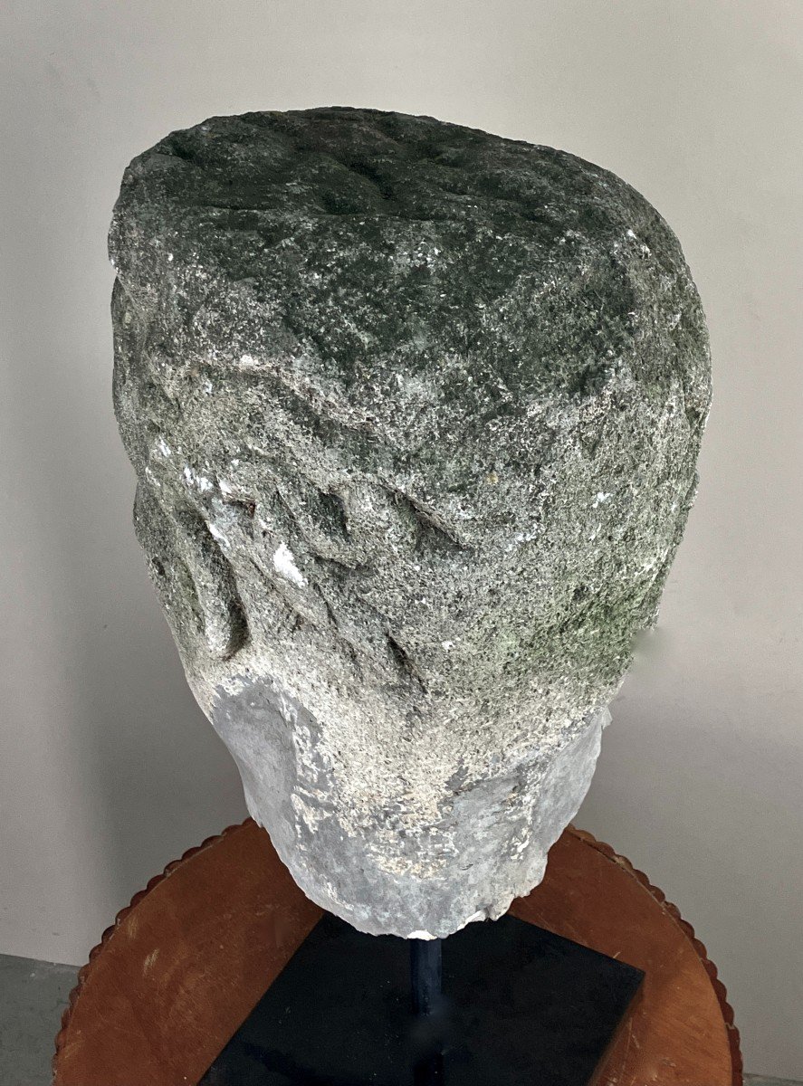 Stone Colossus Head #4.-photo-3