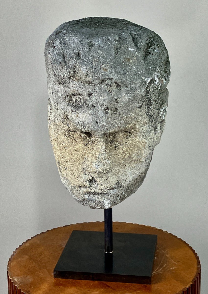 Stone Colossus Head #1.-photo-3