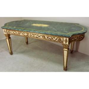 Important Middle Table, Italy Late 18th Century