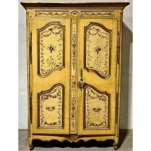 20th Century Venetian Painted Wardrobe.