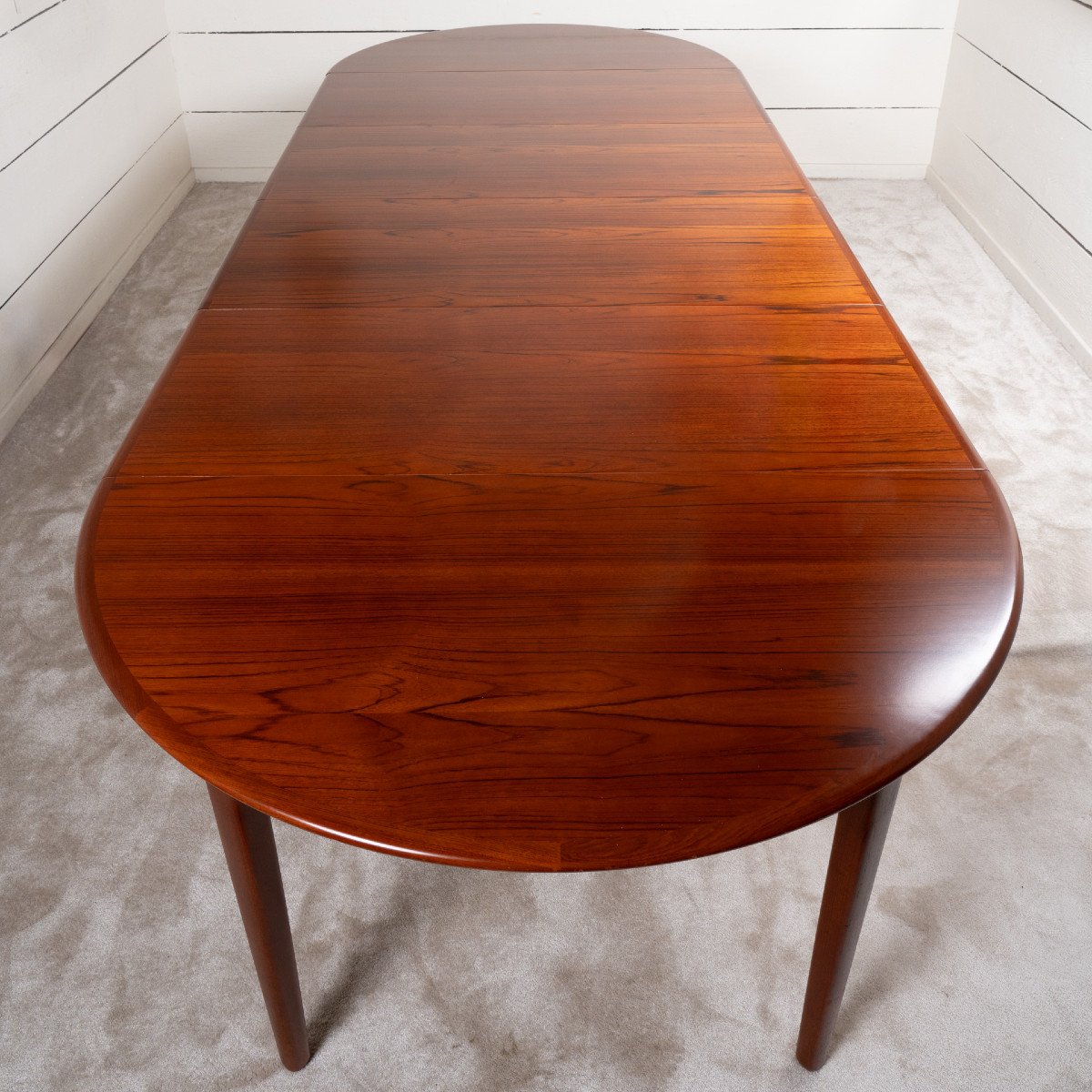 Very Large Scandinavian Teak Table 1960-photo-4