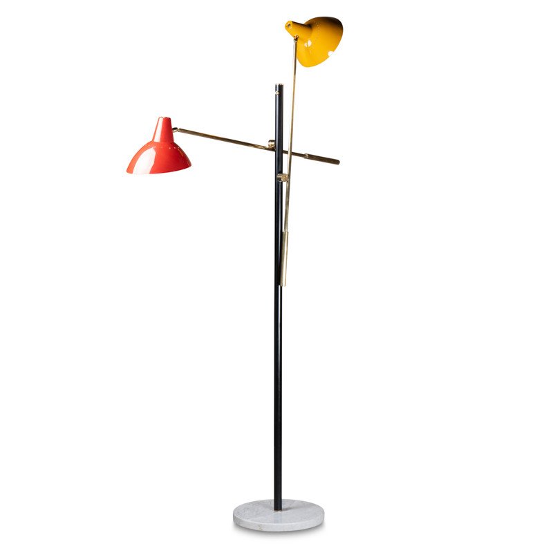 Large Stilnovo Floor Lamp 1960-photo-2