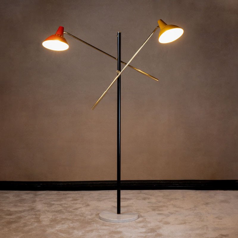 Large Stilnovo Floor Lamp 1960-photo-4