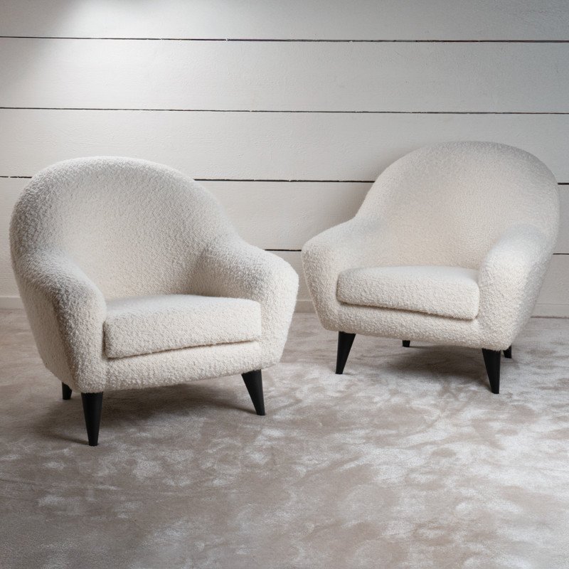 Pair Of Charles Ramos Armchairs 1960