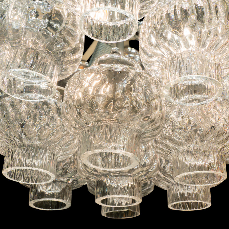 Italian Murano Glass Chandeliers From The 70's-photo-3