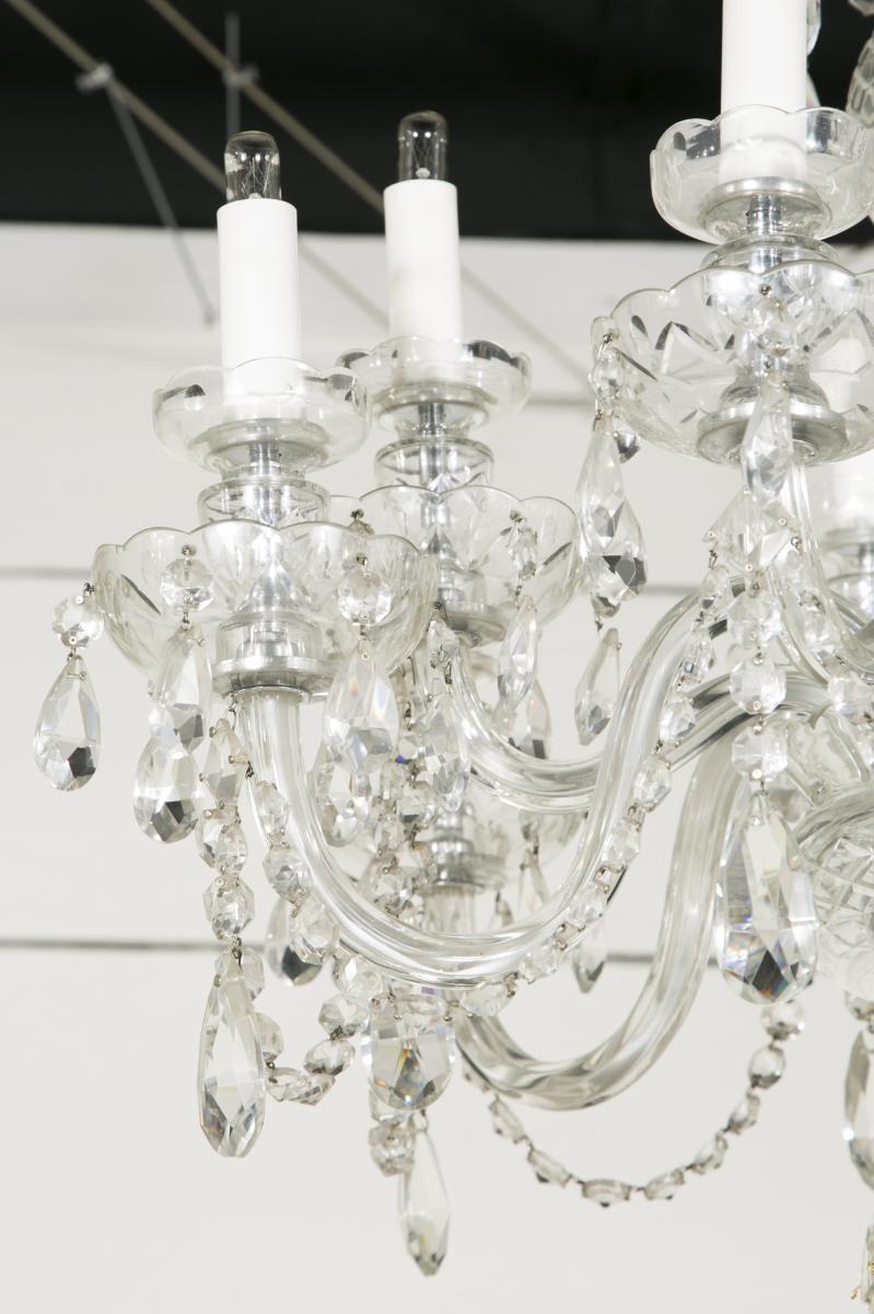 1960 Venetian Crystal Chandelier-photo-4