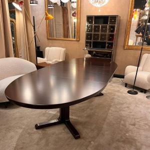 Grande Table Scandinave Ovale En Palissandre 1960