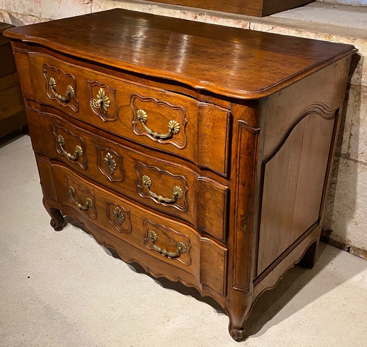 Louis XV Chest Of Drawers 18th-photo-2