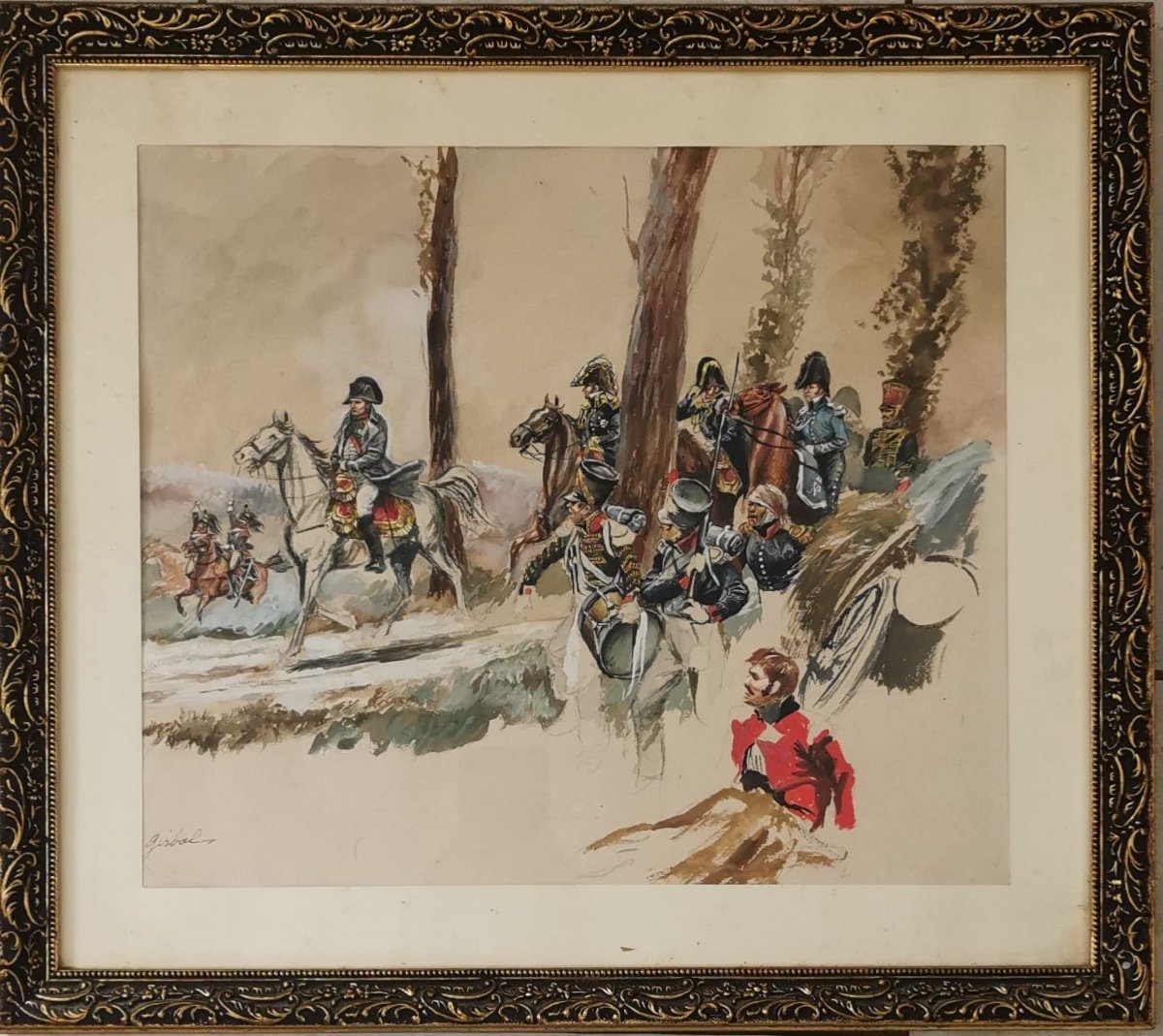 Napoléon Aquarelle Jack Girbal 