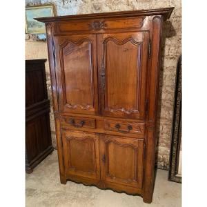 Small Louis XV 4-door Buffet From Beaujolais 