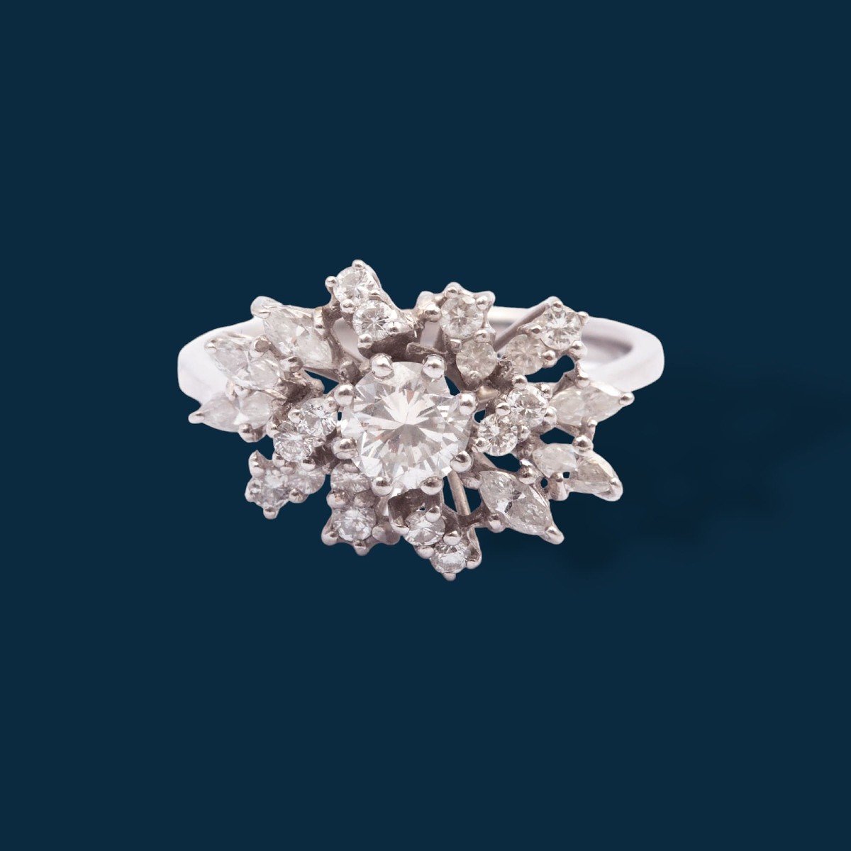 Mystique Merveille White Gold And Diamond Ring