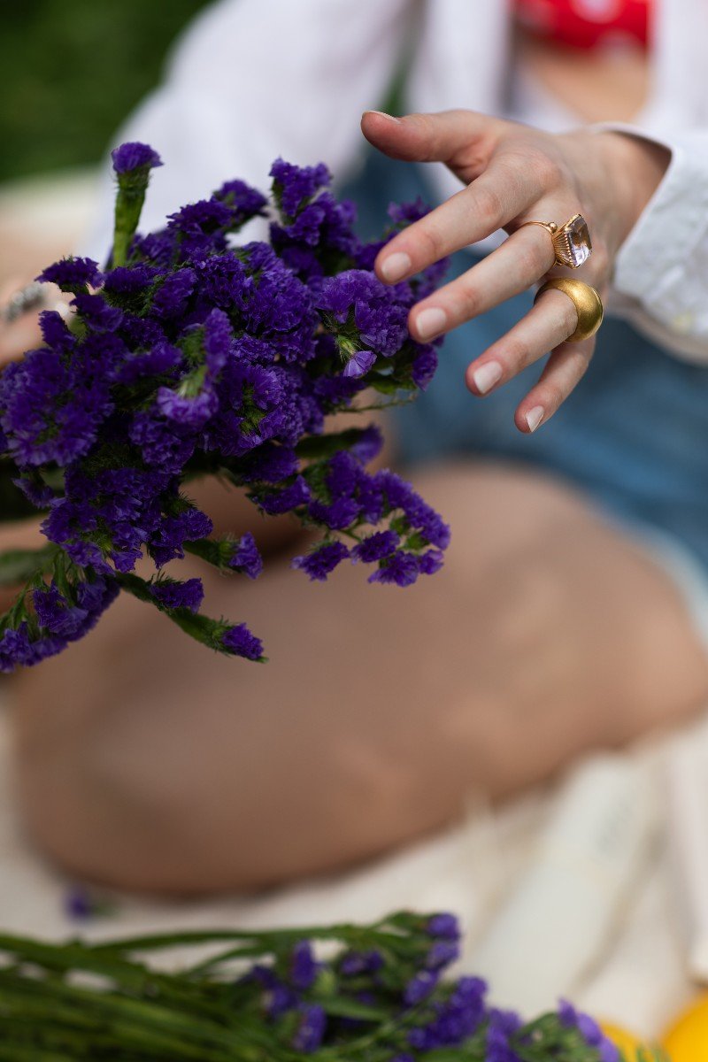 Bomba Yellow Gold Bangle Ring-photo-1