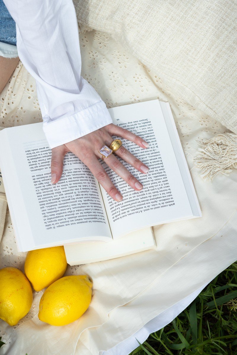 Bomba Yellow Gold Bangle Ring-photo-5