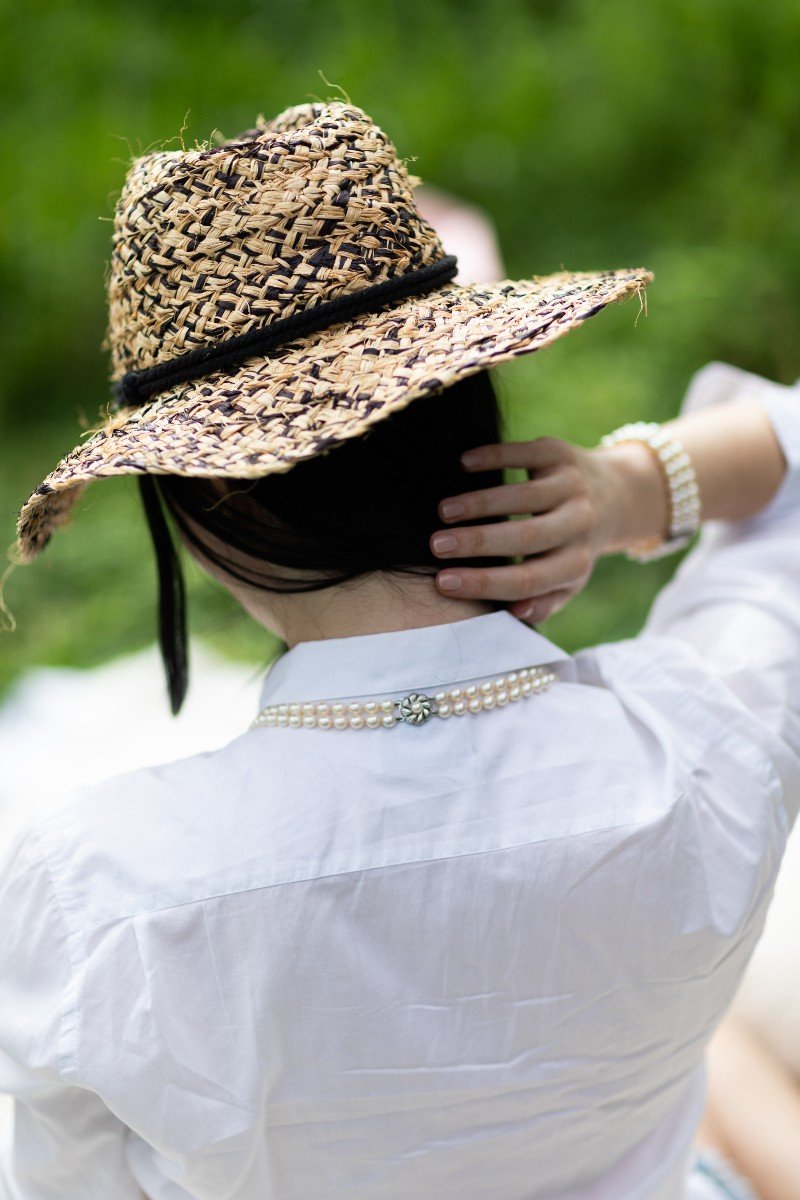 Collier De Perles Akoya, Fermoir Or Gris Et Perle Mononoke-photo-2