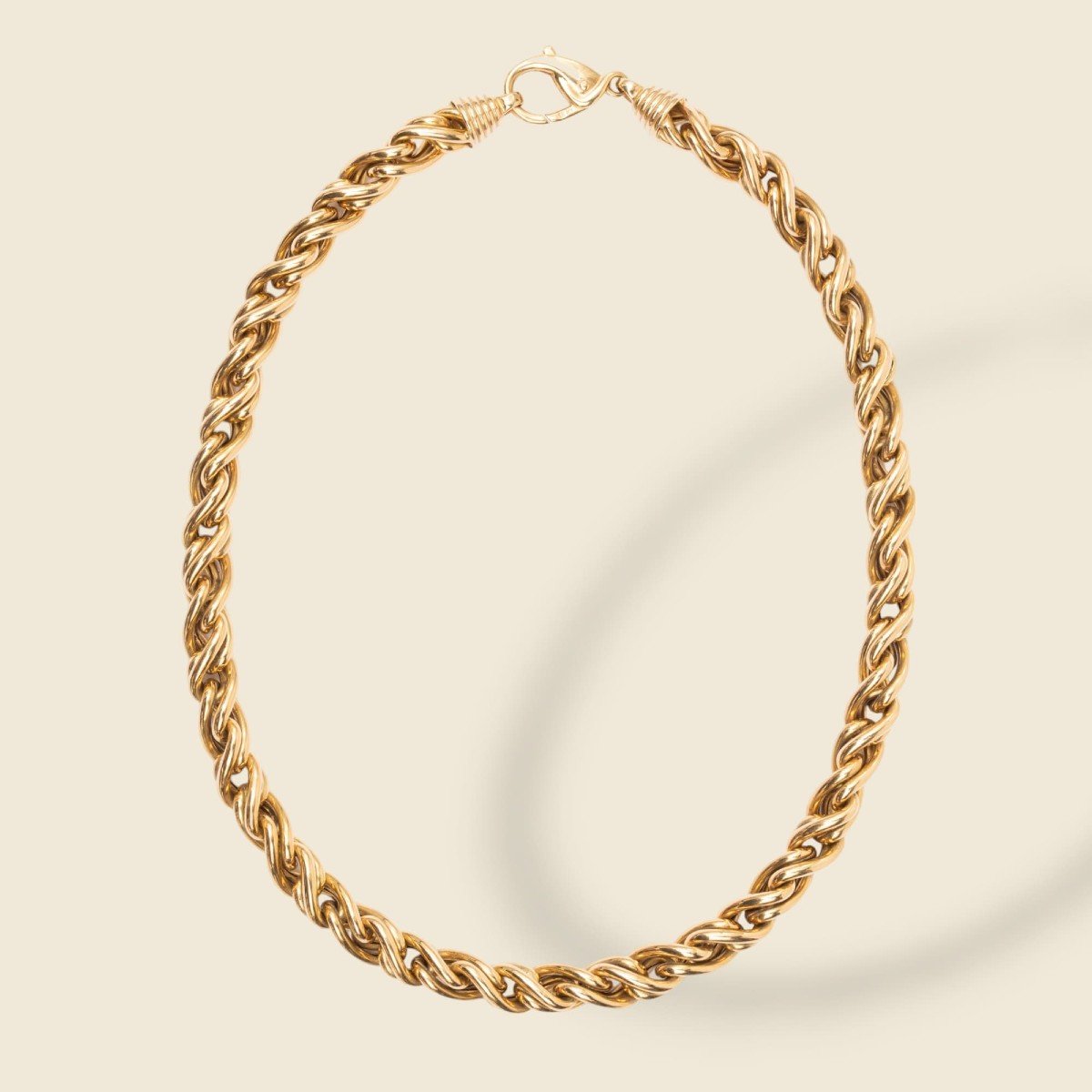 Oj Perrin Yellow Gold Precious Lace Necklace