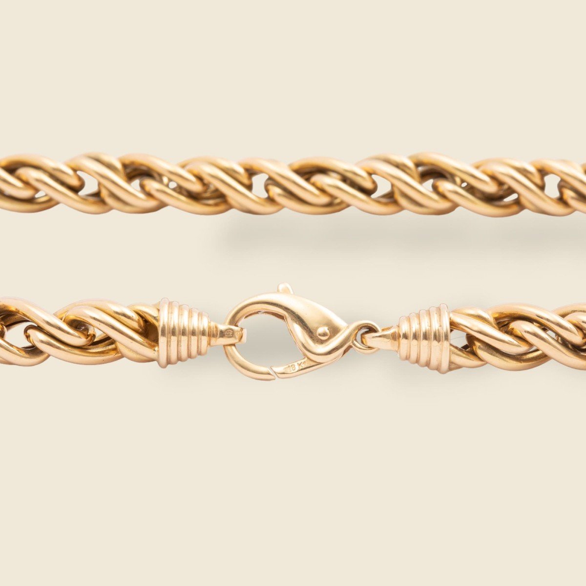 Yellow Gold Precious Lace Bracelet-photo-4