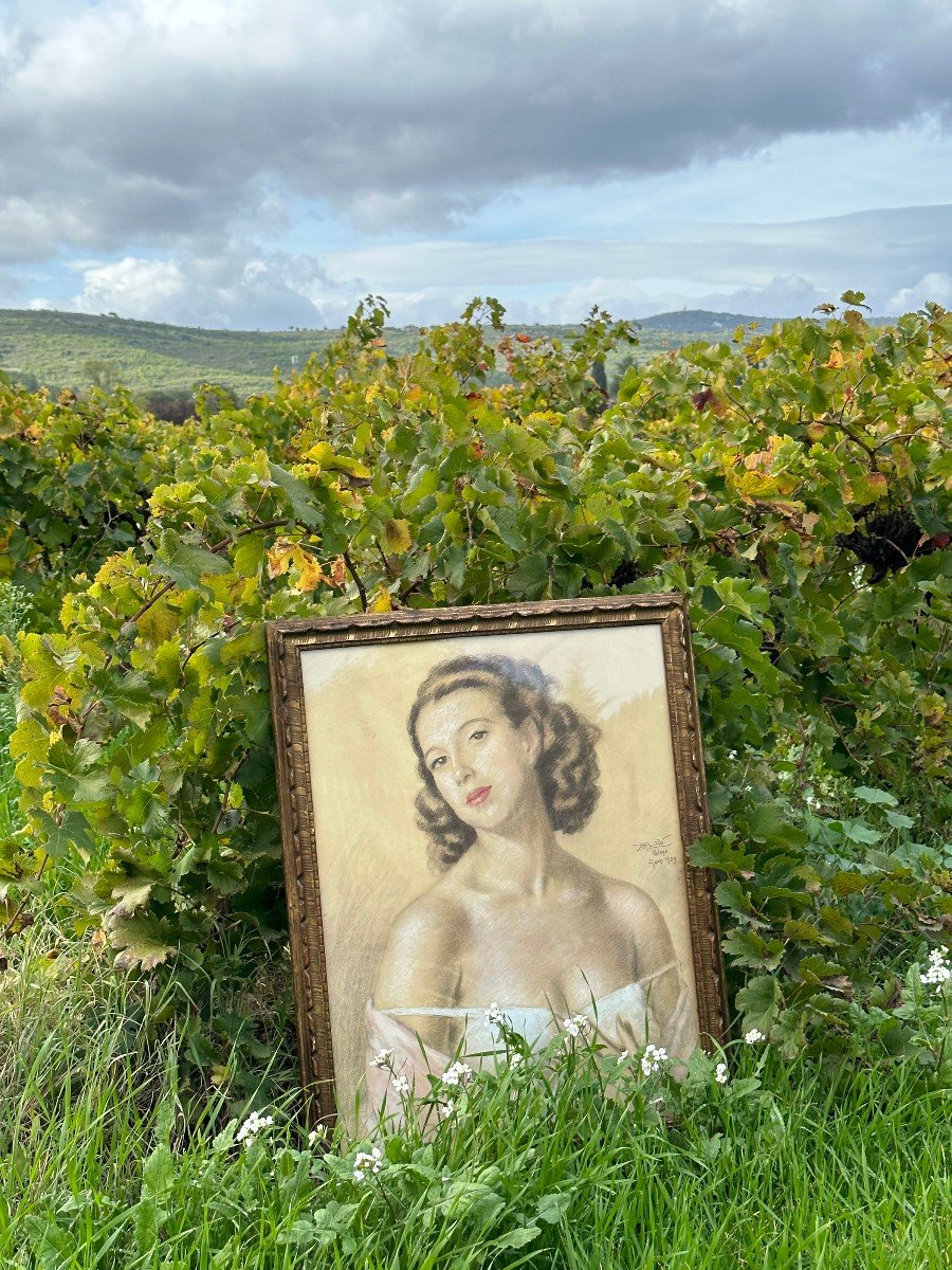 Pastel Female Portrait 1939