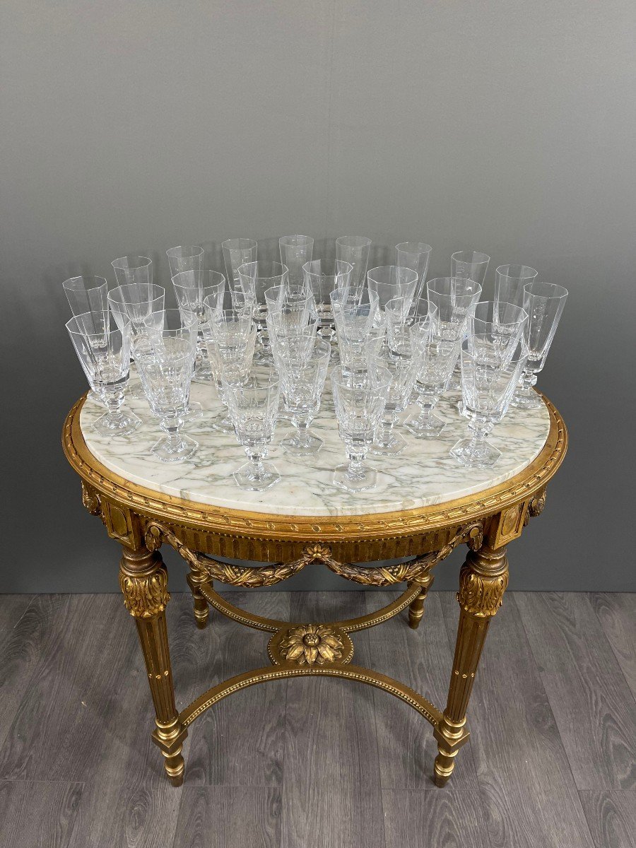 Sèvres Crystal Glasses Set 33 Pieces -photo-4