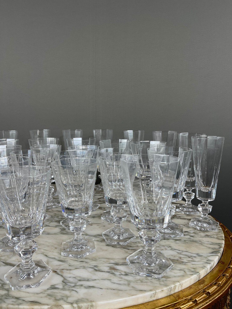 Sèvres Crystal Glasses Set 33 Pieces -photo-6