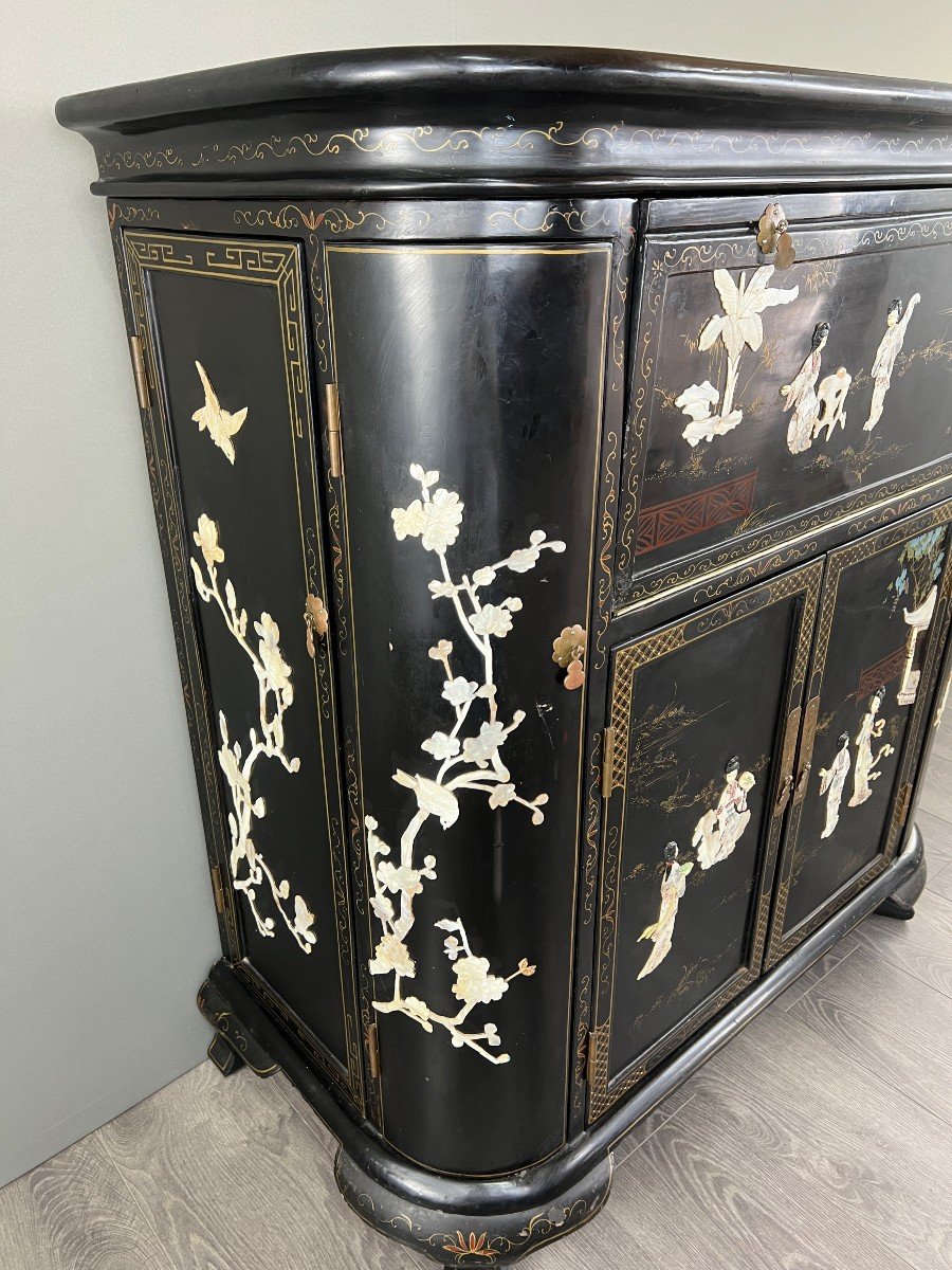 20th Century Asian Lacquered Bar -photo-5