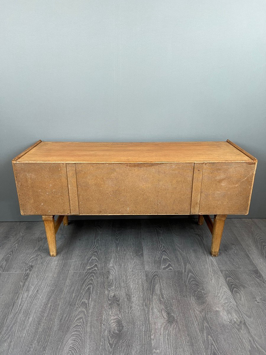 Enfilade Scandinave Danoise En Teck Vintage 1960, XXe Siècle -photo-4