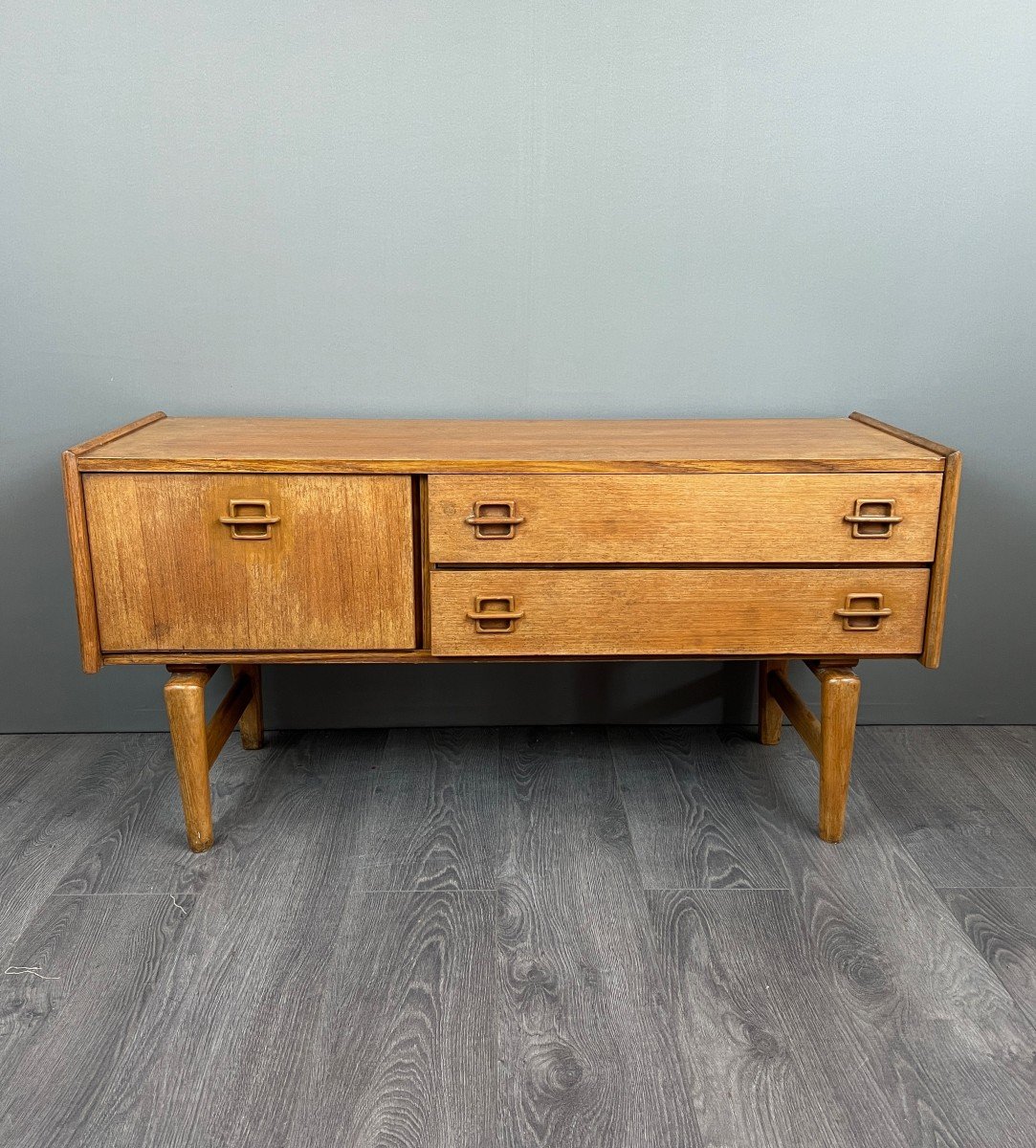 Enfilade Scandinave Danoise En Teck Vintage 1960, XXe Siècle 