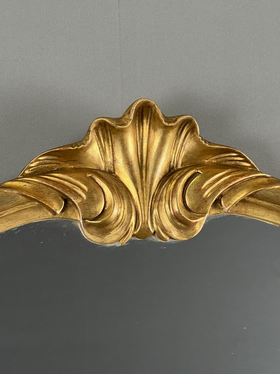 Louis XV Style Gilded Mirror, Mid-20th Century-photo-2