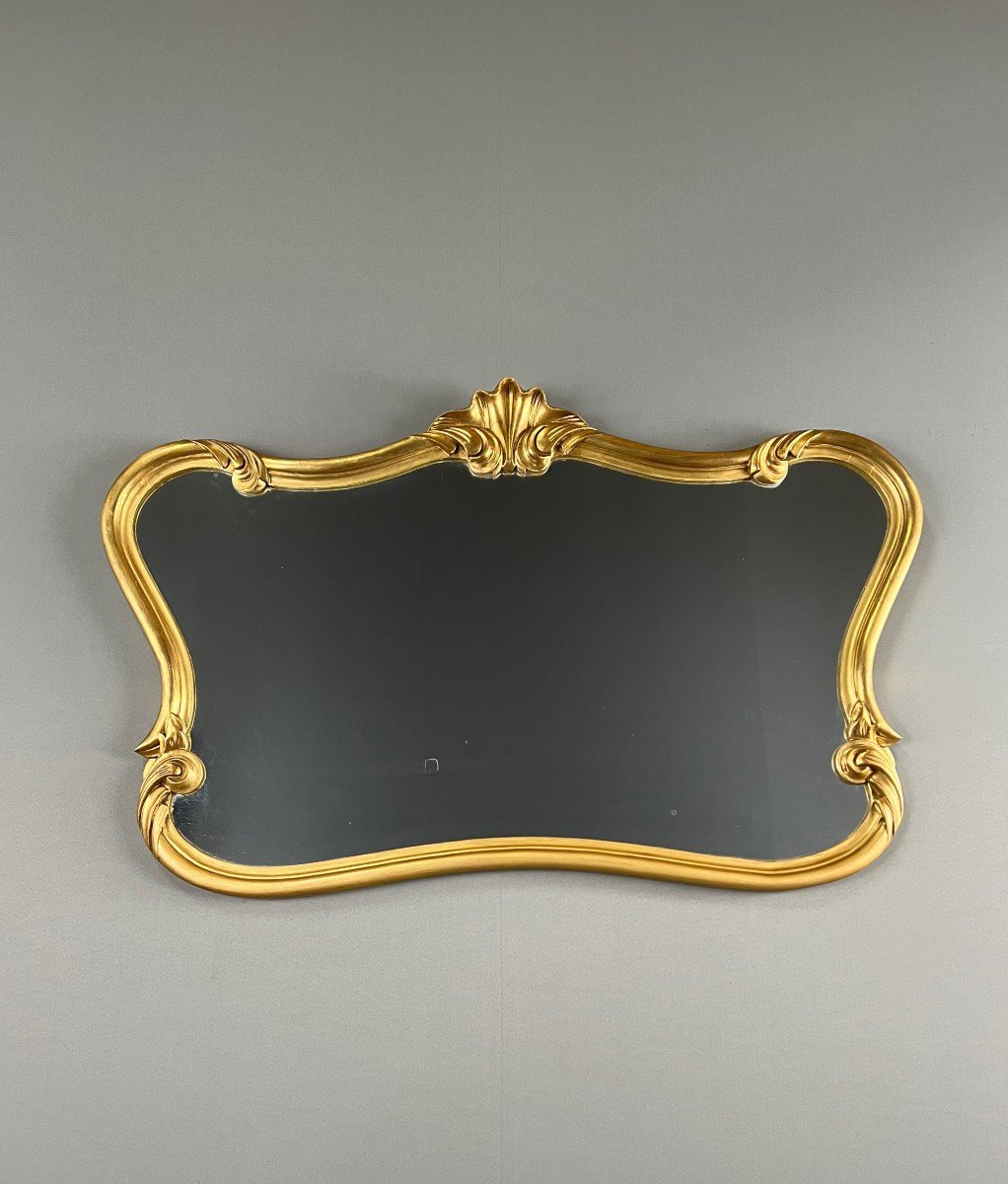 Louis XV Style Gilded Mirror, Mid-20th Century