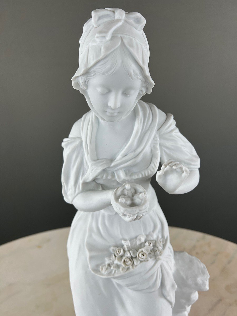 Paire De Sculptures En Biscuit, Signées G. Lévy (1820-1899), XIXe Siècle-photo-2