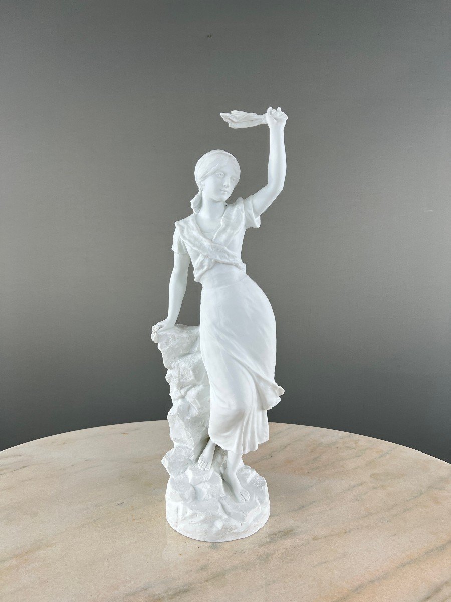 Paire De Sculptures En Biscuit, Signées G. Lévy (1820-1899), XIXe Siècle-photo-3