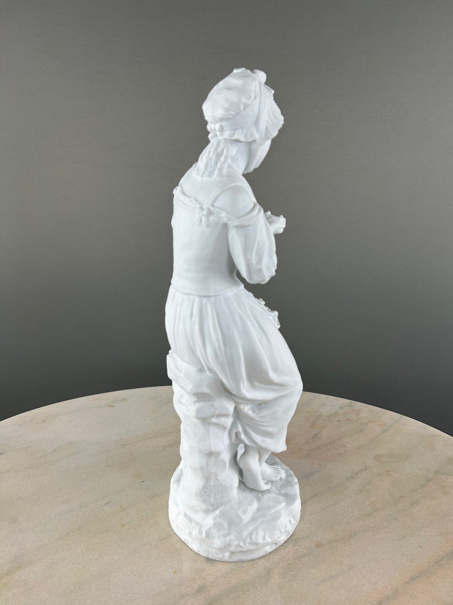 Paire De Sculptures En Biscuit, Signées G. Lévy (1820-1899), XIXe Siècle-photo-6