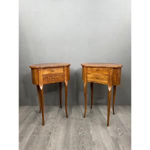 Pair Of Louis XV Style Bedside Tables 