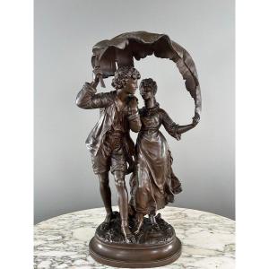 Sculpture In Regulates By Hippolyte Moreau 19th Century 