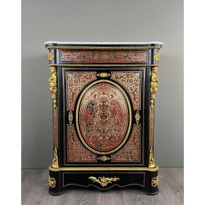 Boulle Furniture In Marquetry And Gilt Bronze, 19th Century