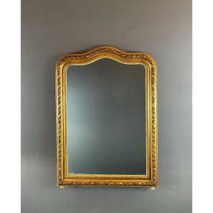 Louis-philippe Gilded Mirror, 19th Century 