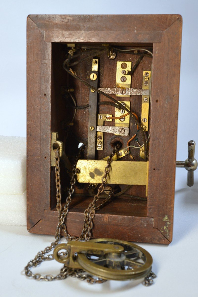 Antique Danish Snts Morse Telegraph Register Wheatstone Transmitter -photo-6