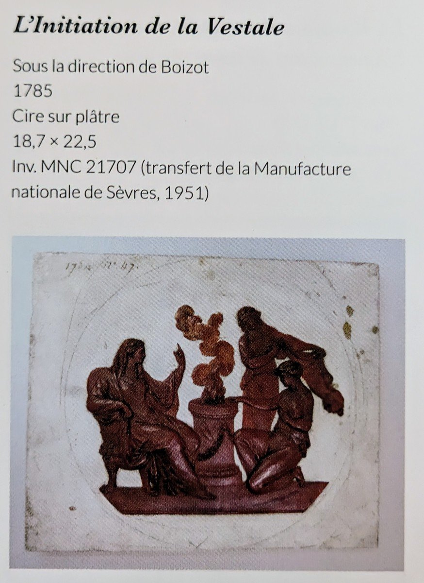 Manufacture Royale de Sèvres, vers 1785 - L'initiation de la vestale - biscuit de LS Boizot-photo-4