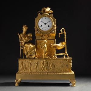 Jean Simon Deverberie et Gérard - pendule à la naissance de l'enfant du miracle circa 1820