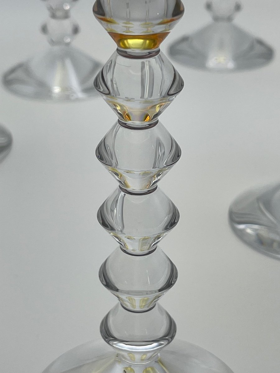 Baccarat - 7  verres Vega  Ambre ( Prix à L’unité)-photo-1