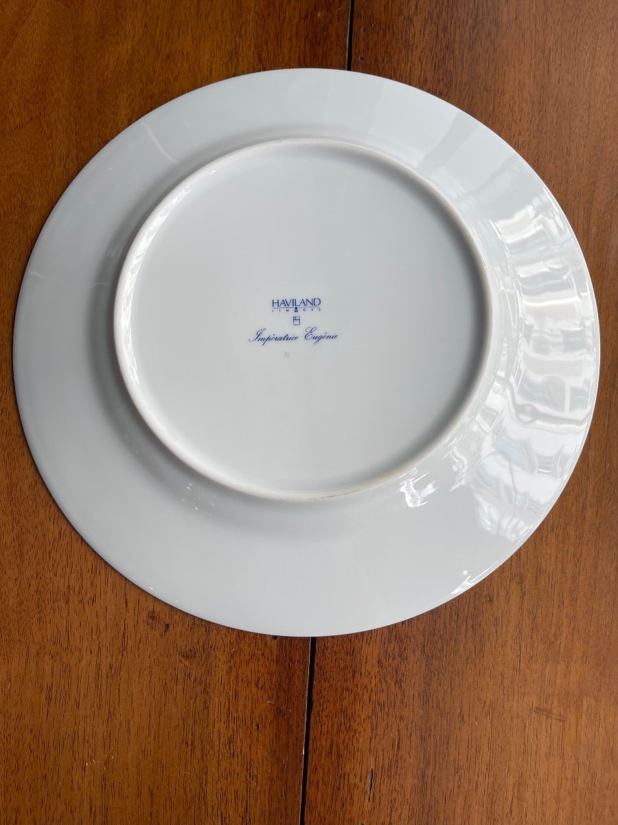 Haviland  - 5 Assiettes Gourmet Impératrice Eugenie( prix à l’unité)-photo-2