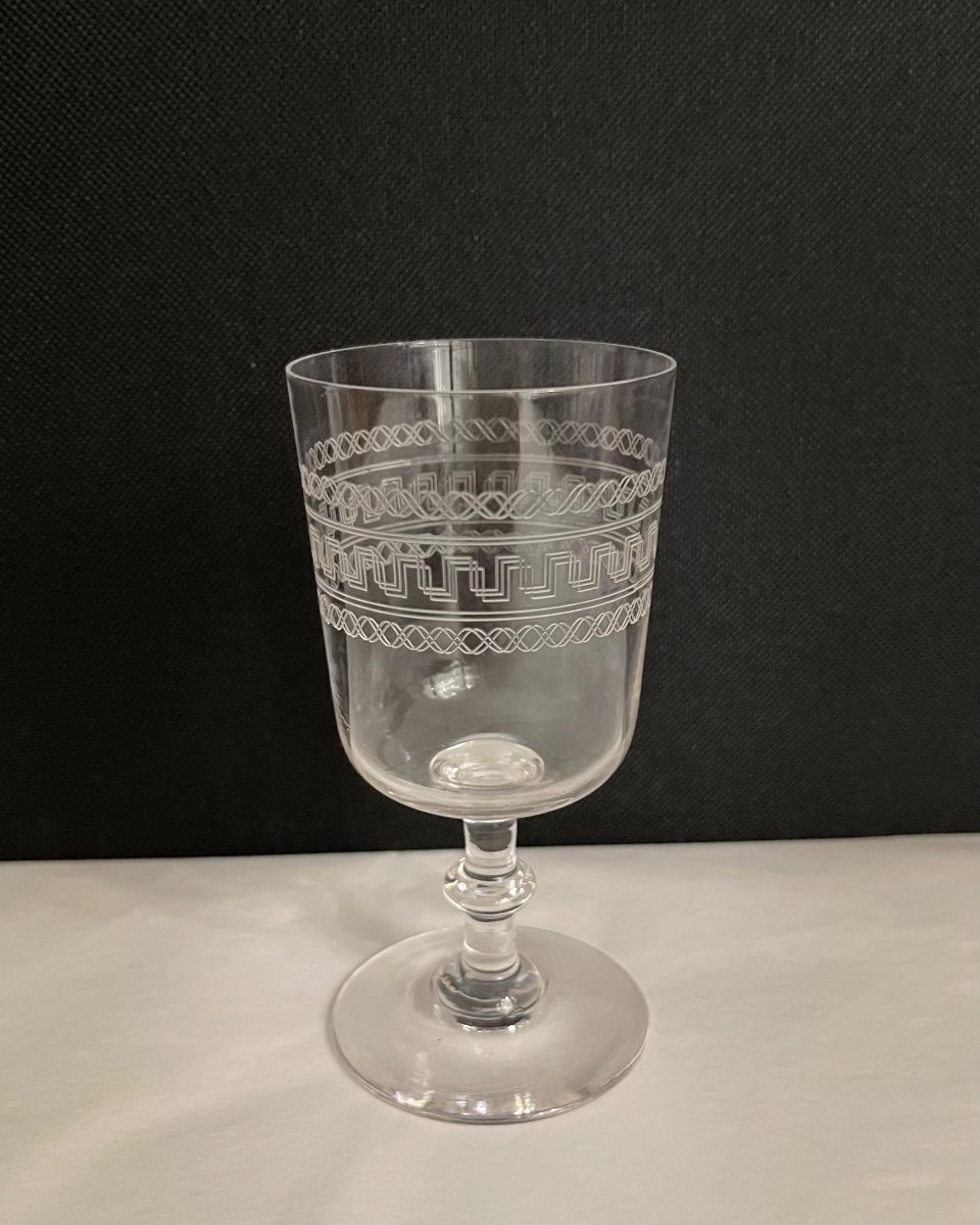 Series Of 10 Crystal Glasses -photo-3