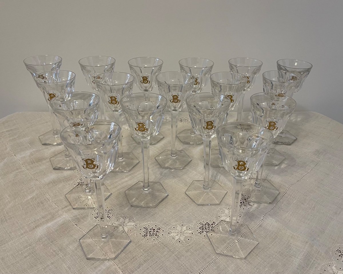 Baccarat- Verre à Vin Du Rhin Harcourt ( prix unitaire)-photo-4