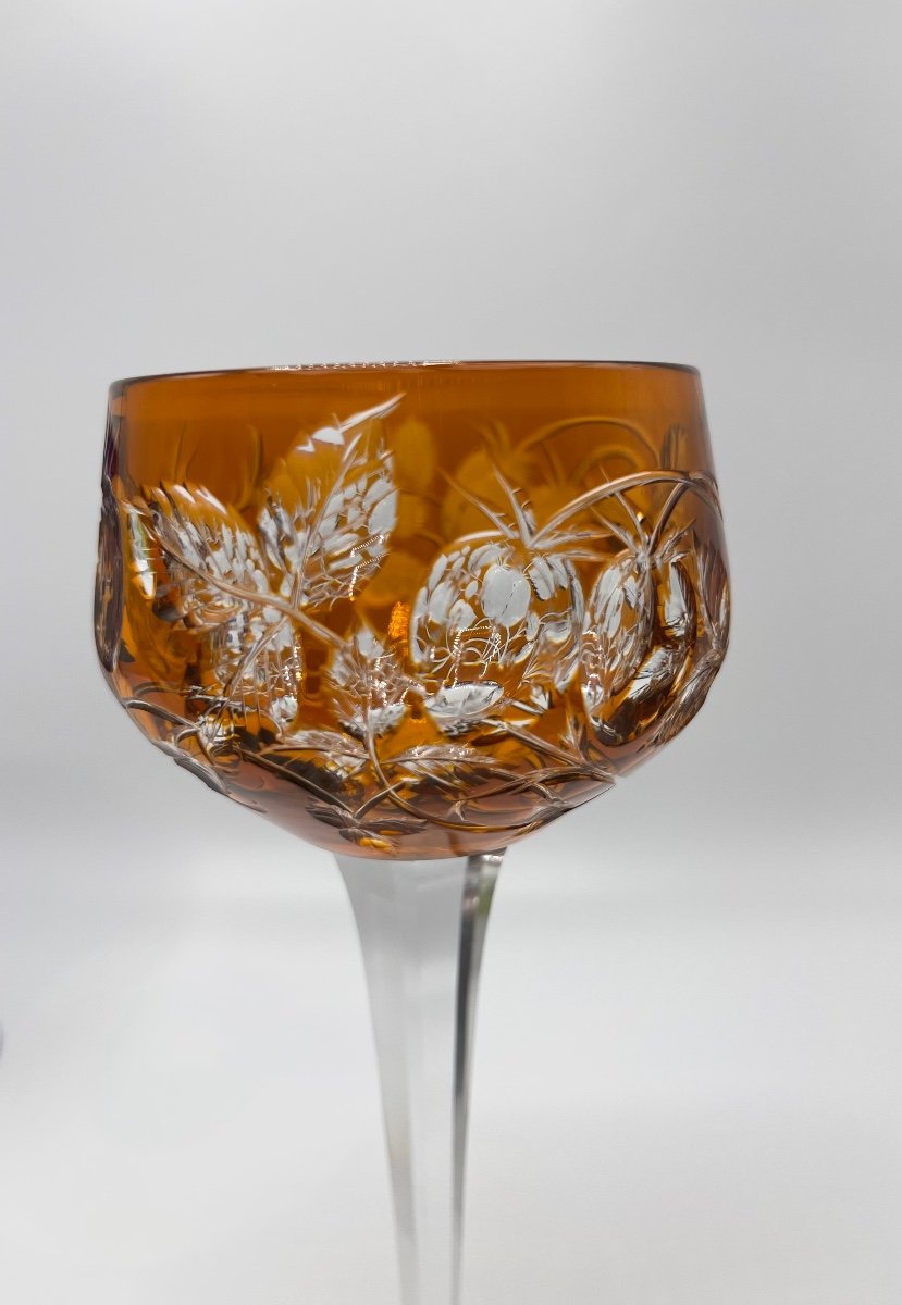 Baccarat- Verres A Vin Du Rhin  Houblon  ( Prix A La Pièce)-photo-2