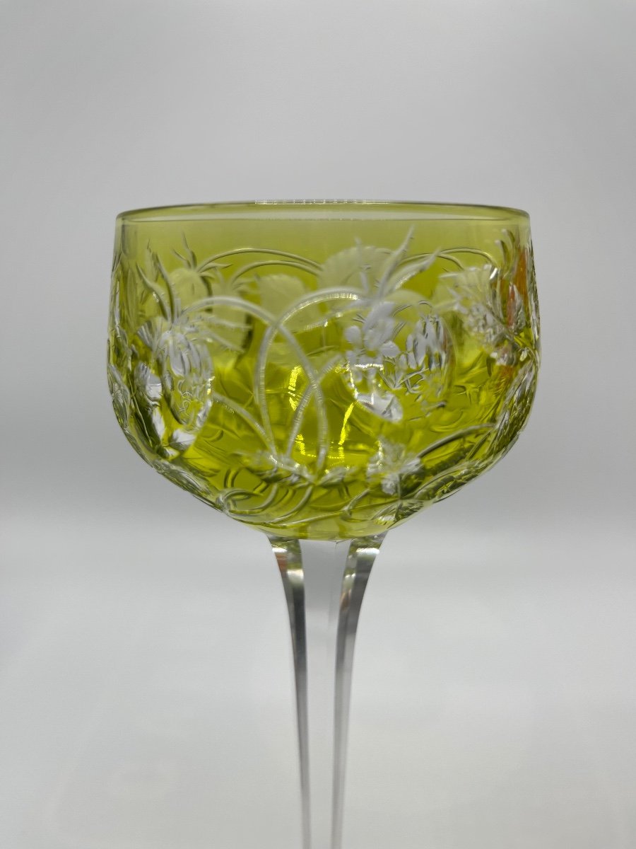 Baccarat- Verres A Vin Du Rhin  Houblon  ( Prix A La Pièce)-photo-4